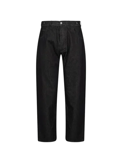 Ymc You Must Create Five-pocket Straight-leg Jeans In Black