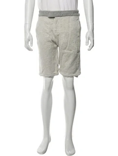 Pre-owned Ymc You Must Create Flat Front Shorts In Gray