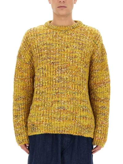 Ymc You Must Create Granny Sweater In Yellow