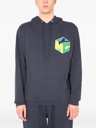 Ymc You Must Create Ymc Trugoy Hooded Sweatshirt In Blue