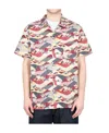 Ymc You Must Create Ymc Graphic Printed Straight Hem Shirt In Multicolor