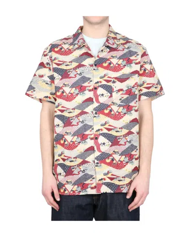 YMC YOU MUST CREATE YMC GRAPHIC PRINTED STRAIGHT HEM SHIRT