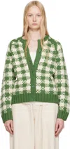Ymc You Must Create Green Atomic Cardigan In Green