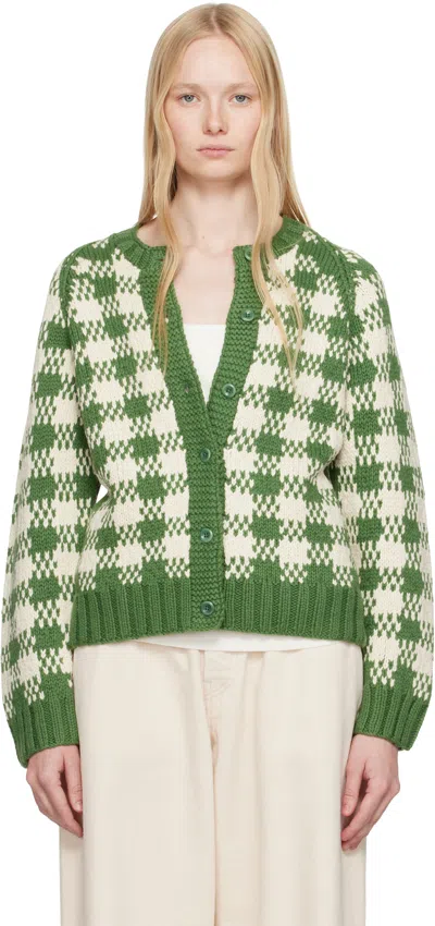 Ymc You Must Create Green Atomic Cardigan