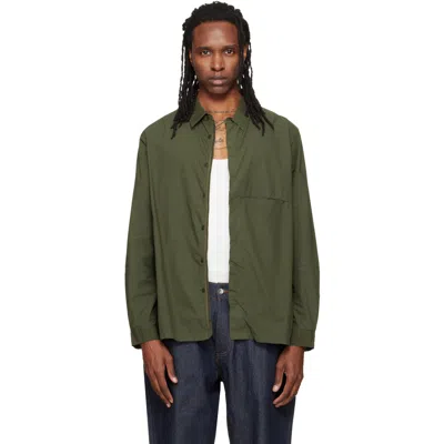 Ymc You Must Create Green Blackout Overshirt