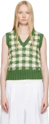 Ymc You Must Create Green Heidi Vest