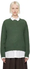 Ymc You Must Create Green Jets Sweater In 30-green