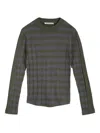 Ymc You Must Create High Rains Striped Top In Multi