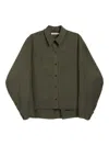 Ymc You Must Create Kengo Buttoned Shirt In Gray