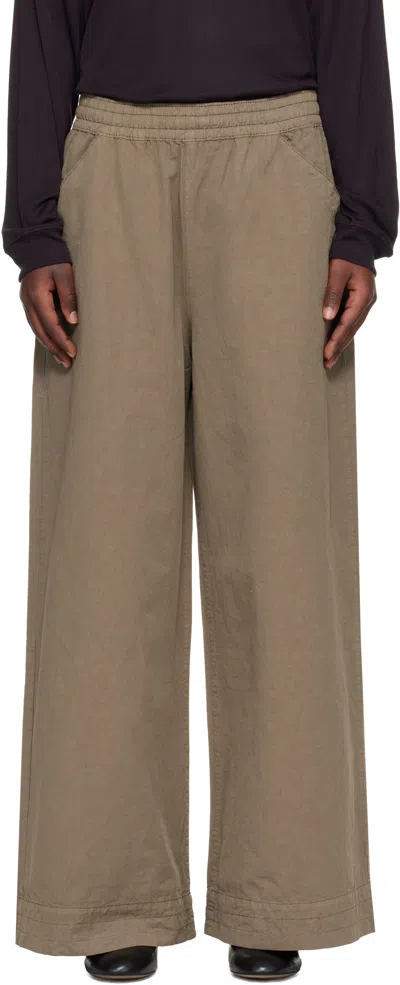 Ymc You Must Create Khaki Envelope Trousers In Brown