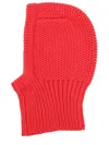 Ymc You Must Create Rick-rack Knitted Balaclava In Red