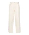 Ymc You Must Create Tearaway Tapered Jeans In White