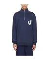 Ymc You Must Create Logo Sweater In Blue