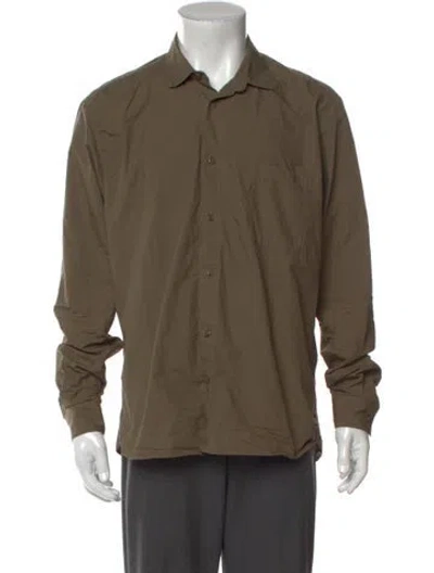 Pre-owned Ymc You Must Create Long Sleeve Shirt In Green