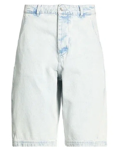 Ymc You Must Create Man Denim Shorts Blue Size 26 Cotton