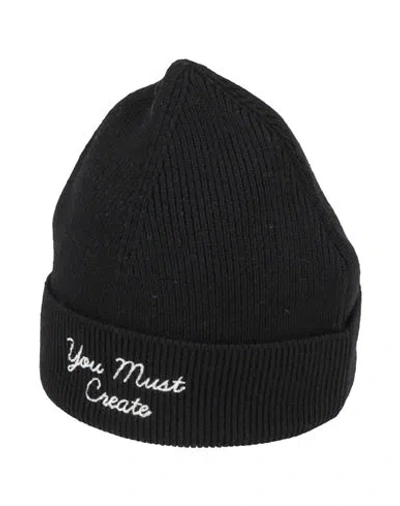 Ymc You Must Create Man Hat Black Size Onesize Merino Wool
