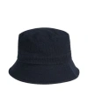 Ymc You Must Create Man Hat Midnight Blue Size Onesize Polyester, Cotton, Wool, Polyamide, Elastane In Blue