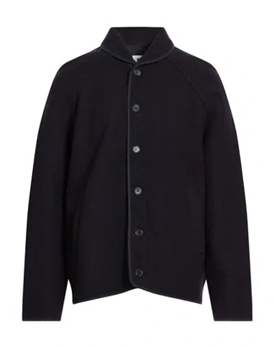 Ymc You Must Create Man Jacket Midnight Blue Size L Wool In Brown