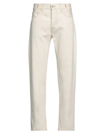 Ymc You Must Create Man Jeans Beige Size 34 Organic Cotton, Polyester In Neutral