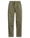 Ymc You Must Create Man Pants Military Green Size L Cotton, Elastane In Green
