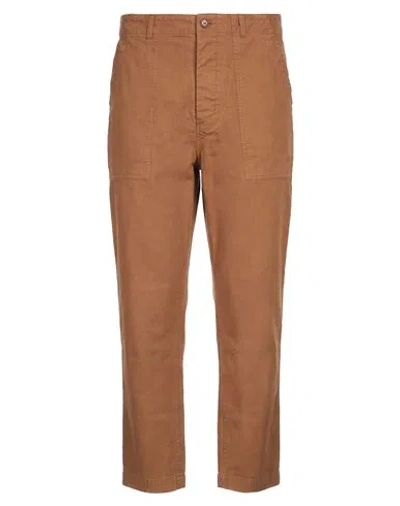 Ymc You Must Create Man Pants Tan Size 36 Cotton In Brown
