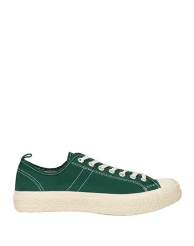 Ymc You Must Create Man Sneakers Emerald Green Size 10 Textile Fibers
