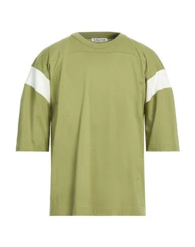 Ymc You Must Create Man T-shirt Military Green Size L Cotton, Elastane