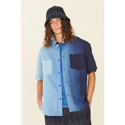 Ymc You Must Create Mitchum Shirt In Blue