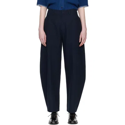 Ymc You Must Create Navy Like A Trousers In Blue
