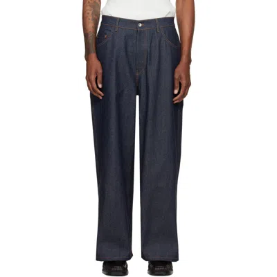 Ymc You Must Create Navy Replacement Jeans In Blue