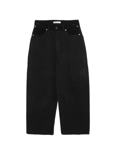Ymc You Must Create Needle Panelled Trousers In Black