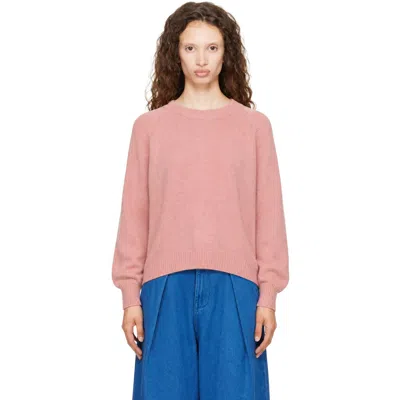 Ymc You Must Create Pink Bellow Sleeve Sweater