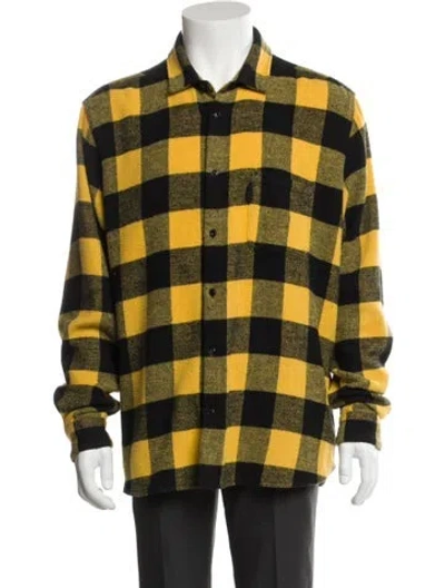 Pre-owned Ymc You Must Create Plaid Print Bomber Jacket In Multi