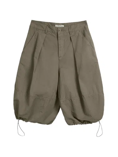 Ymc You Must Create Pleated Shorts In Brown
