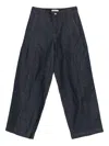 Ymc You Must Create Pleated Trousers In Blue
