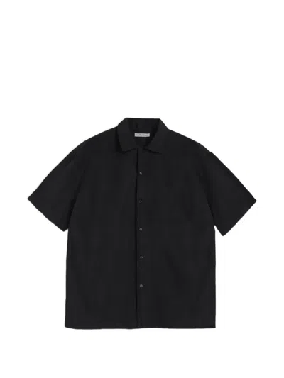 Ymc You Must Create Pocket Linen Shirt In Black
