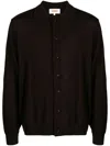 Ymc You Must Create Rat Pack Merino-wool Cardigan In Brown