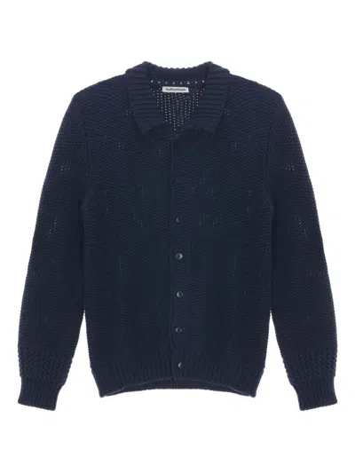 Ymc You Must Create Ratpack Cardigan In Blue