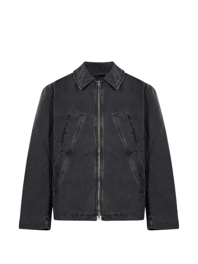 Ymc You Must Create Repetition Denim Jacket In Gold