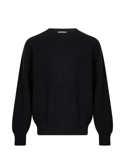 Ymc You Must Create Ribbed-trim Sweater In Black
