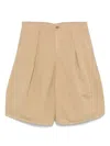 Ymc You Must Create Ymc Paisley Jacquard Shorts In Neutrals