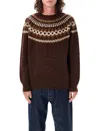 Ymc You Must Create Round-collar And Long-sleeved Sweater In Black