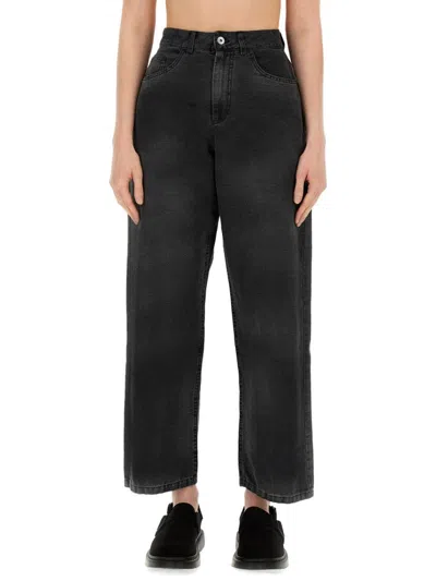 Ymc You Must Create Silver" High-waisted Jeans