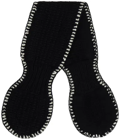 Ymc You Must Create Slot Scarf In Black