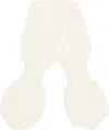 Ymc You Must Create Off-white Slot Scarf In White