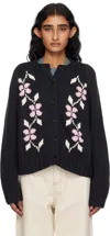 Ymc You Must Create Ssense Exclusive Black Atomic Cardigan