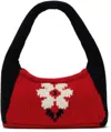 Ymc You Must Create Ssense Exclusive Multicolor Handknit Bag In 62-red Multi