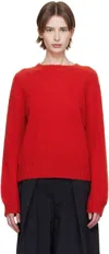 Ymc You Must Create Ssense Exclusive Red Jets Sweater In 61-scarlet