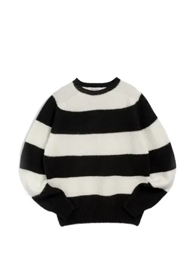Ymc You Must Create Striped Crew-neck Sweater In Multi