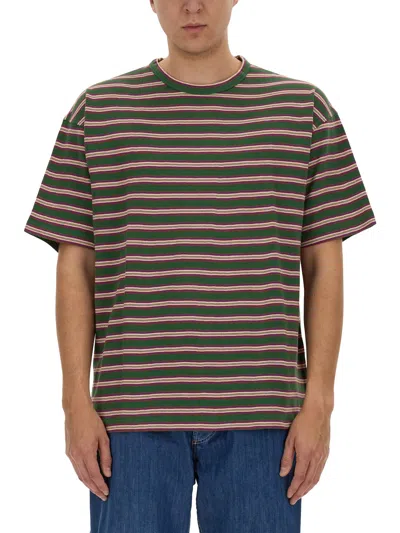 Ymc You Must Create Striped T-shirt In Multicolour